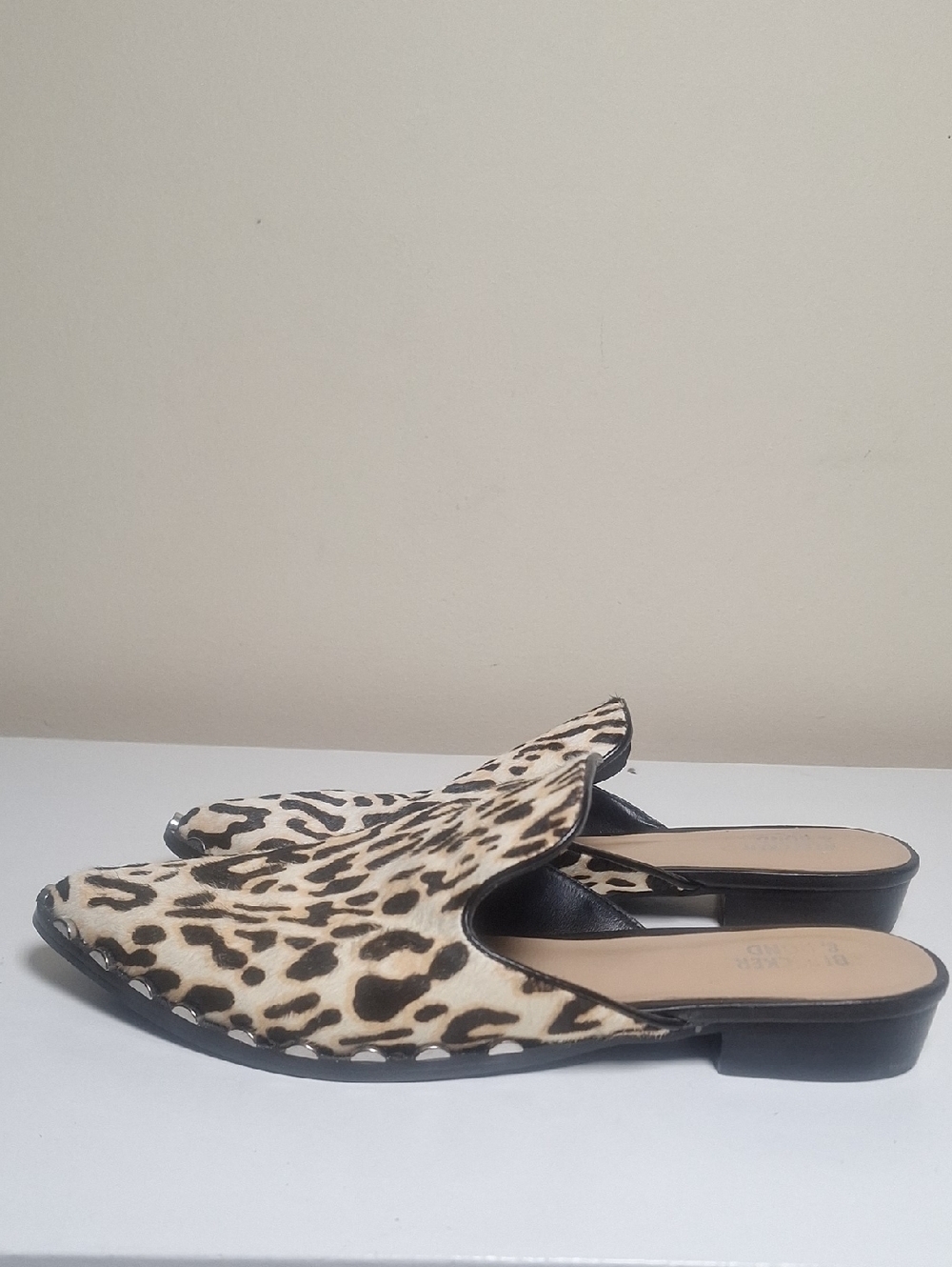 BLEECKER & BOND Simone Leopard Mule SZ 8 - Picture 4 of 10